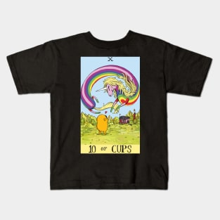 Lady Rainicorn as 10 of Cups Kids T-Shirt